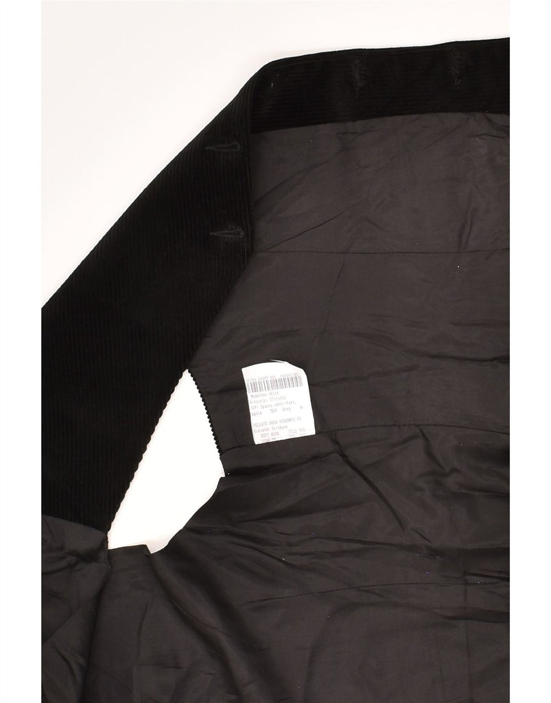 VINTAGE Mens Corduroy 4 Button 2 Piece Set IT 50 Large Black Cotton | Vintage Vintage | Thrift | Second-Hand Vintage | Used Clothing | Messina Hembry 