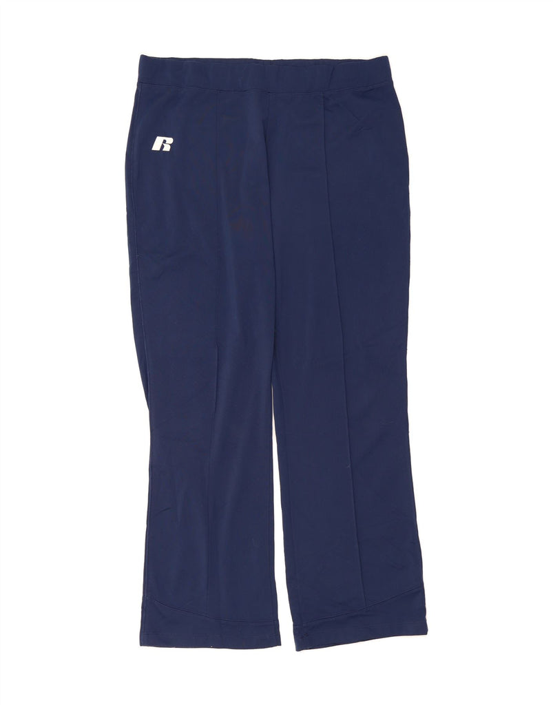 RUSSELL ATHLETIC Womens Tracksuit Trousers UK 14 Medium Navy Blue Vintage Russell Athletic and Second-Hand Russell Athletic from Messina Hembry 