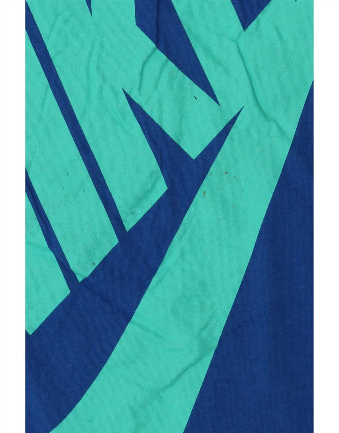 Nike Womens Slim Fit Graphic Vest Top UK 12/14 Medium Blue
