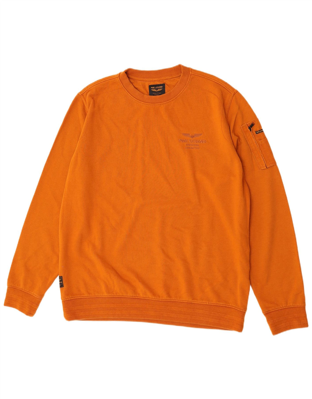 Pme Legend Mens Sweatshirt Jumper 2XL Orange Cotton