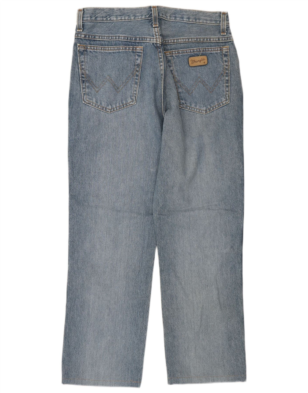 Wrangler Mens Texas Straight Jeans W32 L28 Blue Cotton