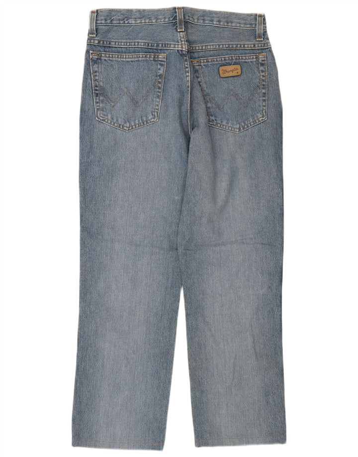 Wrangler Mens Texas Straight Jeans W32 L28 Blue Cotton