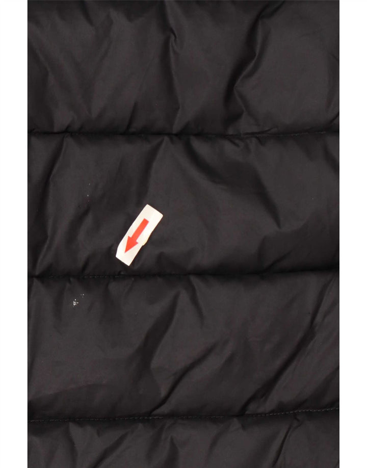 Blauer Womens Hooded Padded Jacket UK 18 XL Black Polyamide