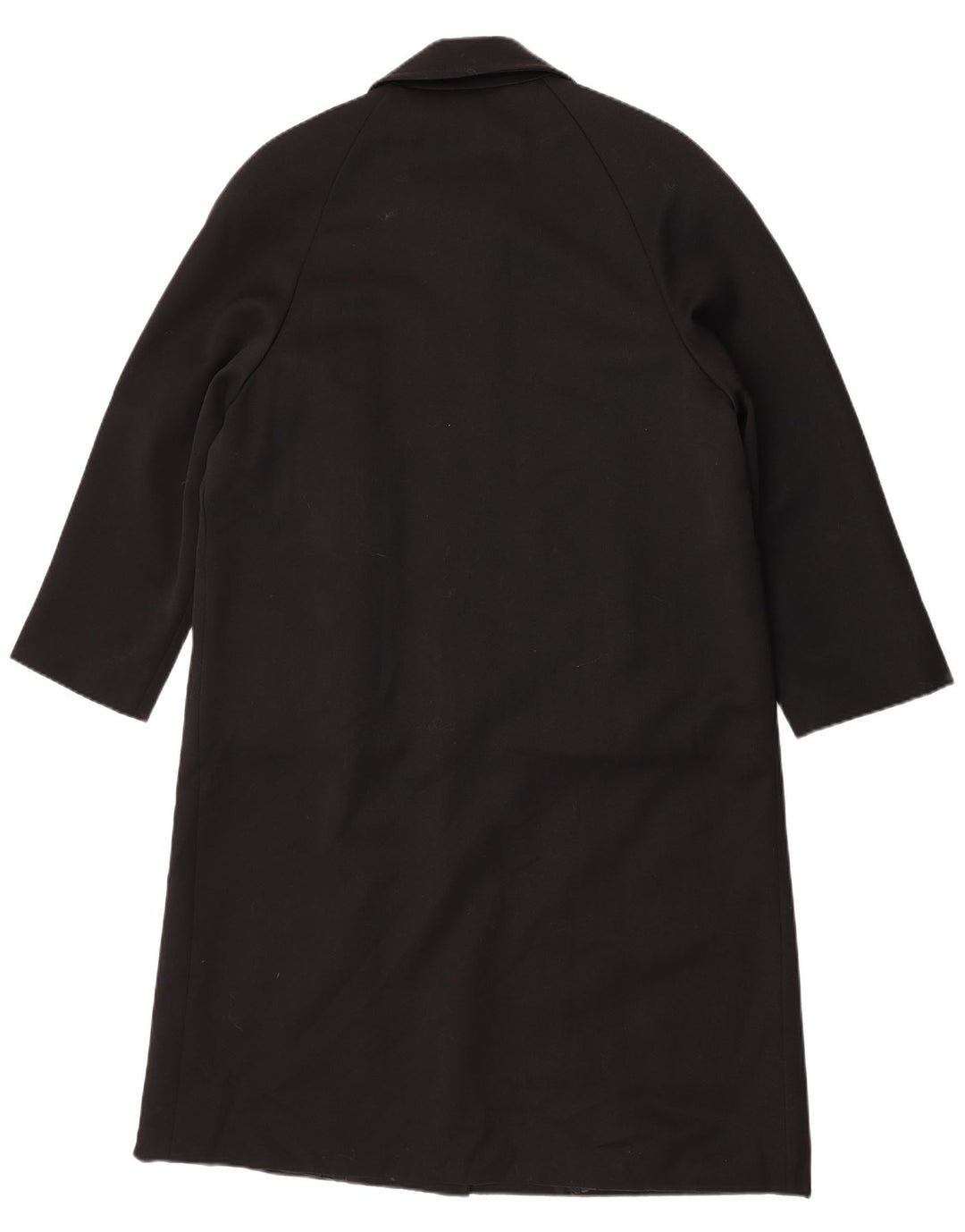 Vintage Womens Overcoat IT 46 Large Black Virgin Wool