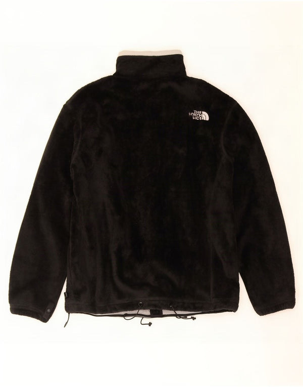 The North Face Girls Fleece Jacket 9-10 Years Medium Black Colourblock