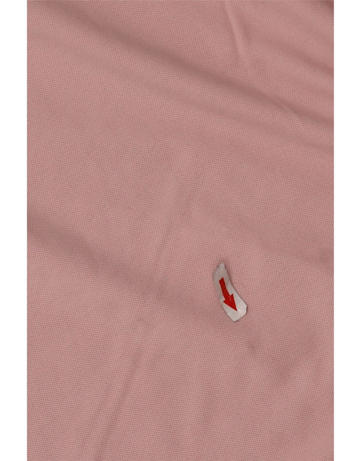 GANT Mens Polo Shirt Medium Pink Cotton