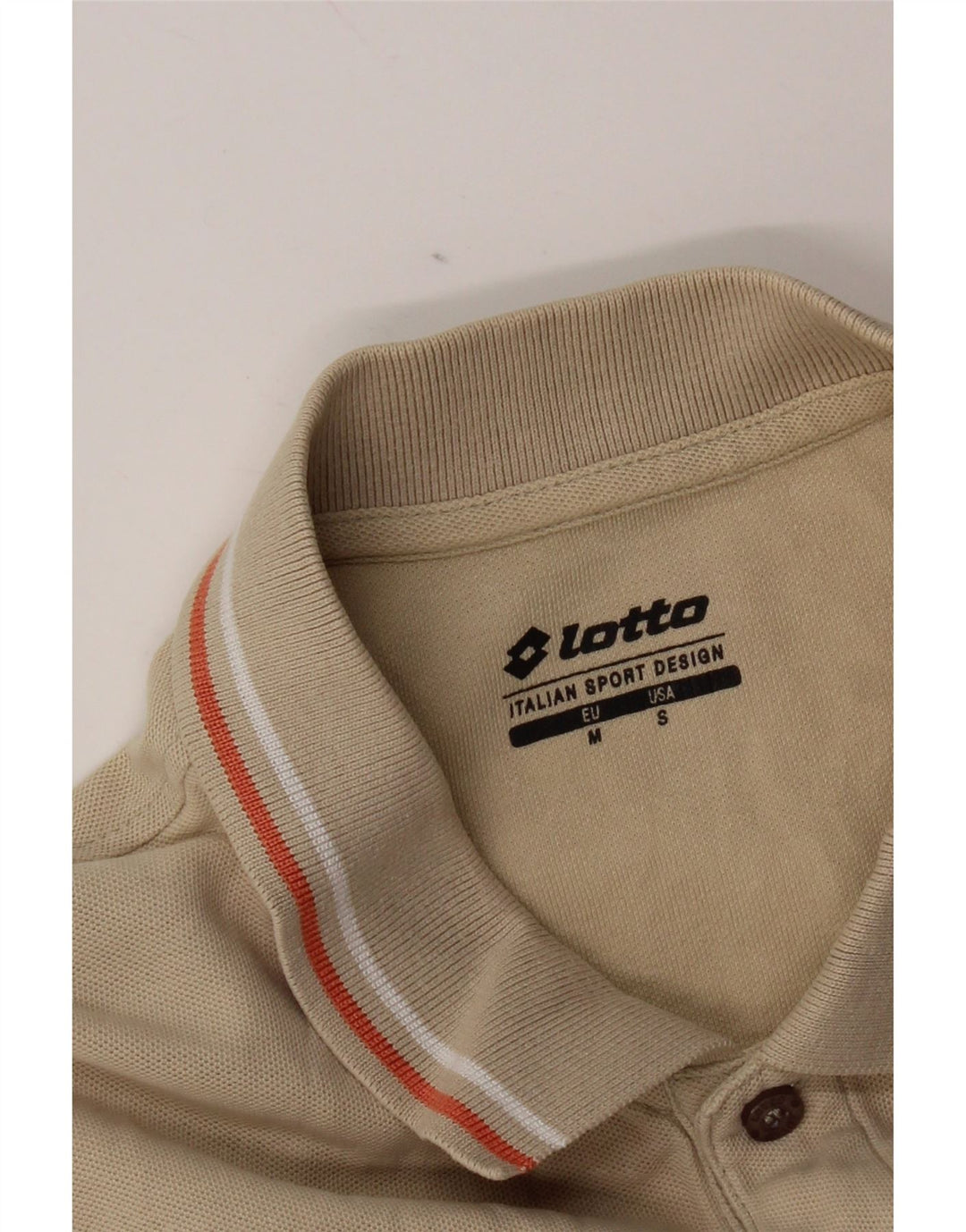 Lotto Mens Polo Shirt Medium Beige