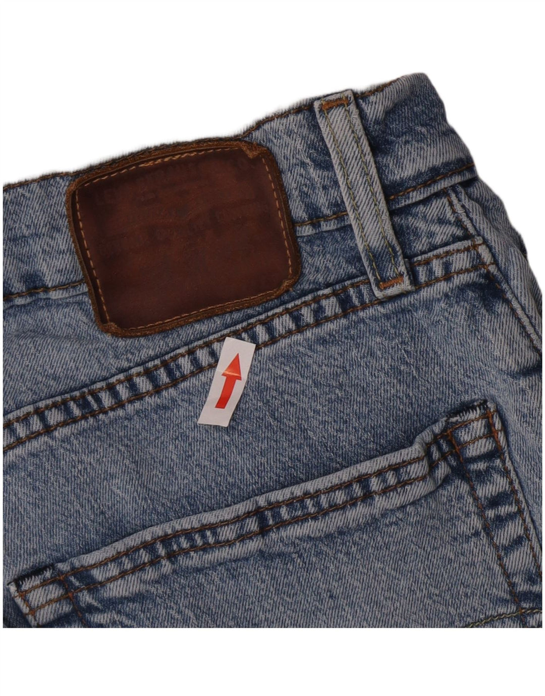 Levi's Mens Straight Jeans W31 L34 Blue Cotton