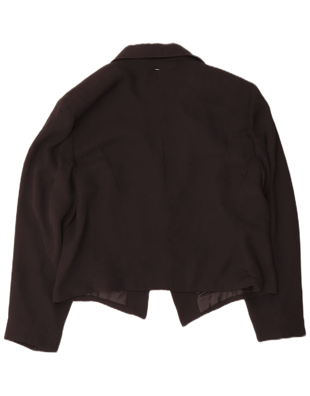 Dorette Womens Crop 1 Button Blazer Jacket IT 42 Medium Black Floral