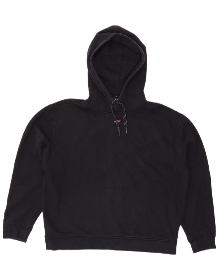 Tommy Hilfiger Womens Oversized Hoodie Jumper UK 14 Medium Navy Blue