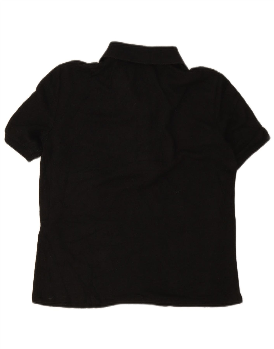 Zara Womens Polo Shirt UK 10 Small Black Viscose