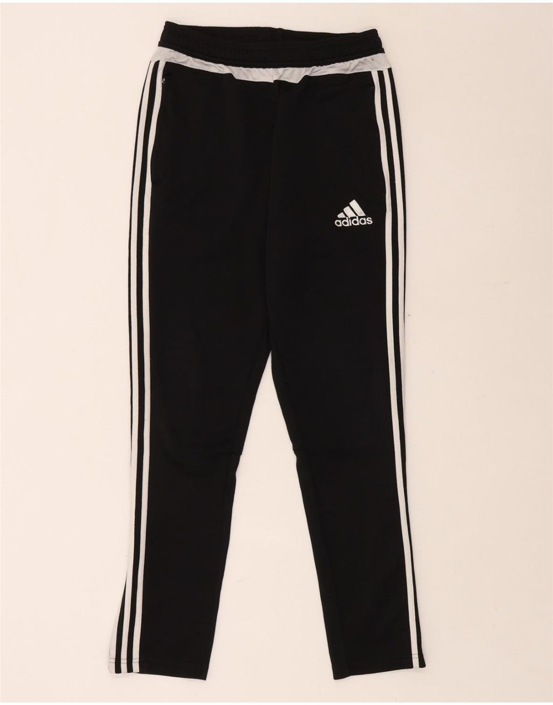 ADIDAS Boys Climacool Tracksuit Trousers 13-14 Years Black Polyester