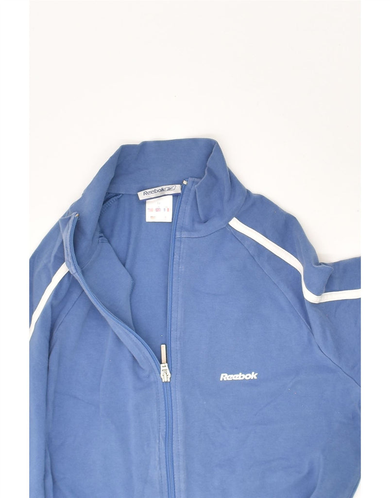 REEBOK Boys Tracksuit Top Jacket 13-14 Years Blue Cotton | Vintage Reebok | Thrift | Second-Hand Reebok | Used Clothing | Messina Hembry 