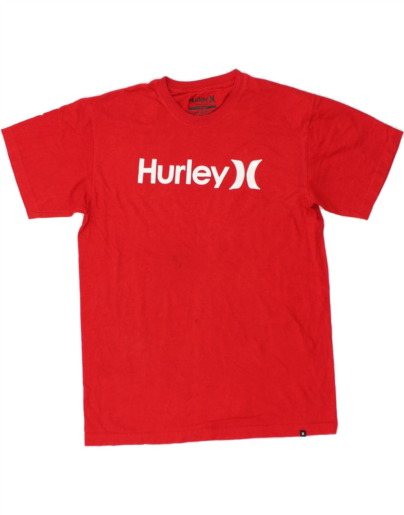 HURLEY Womens Regular Fit Graphic T-Shirt Top UK 16 Large Red Cotton | Vintage Hurley | Thrift | Second-Hand Hurley | Used Clothing | Messina Hembry 