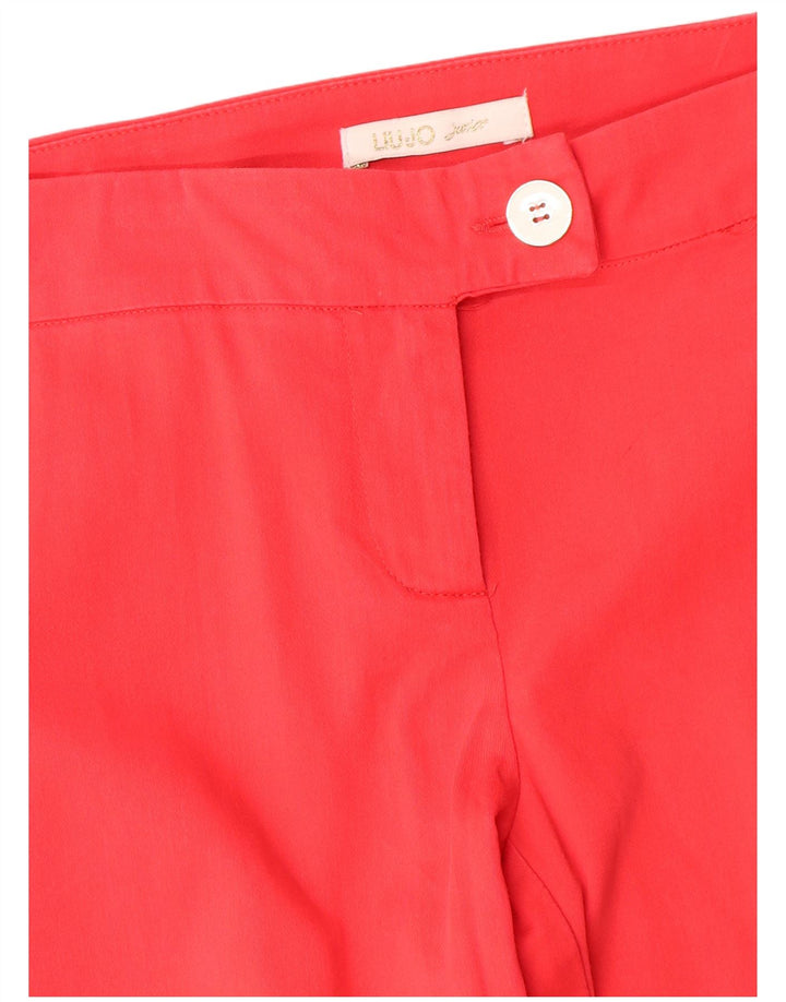 Liu Jo Womens Slim Casual Trousers W30 L26 Red
