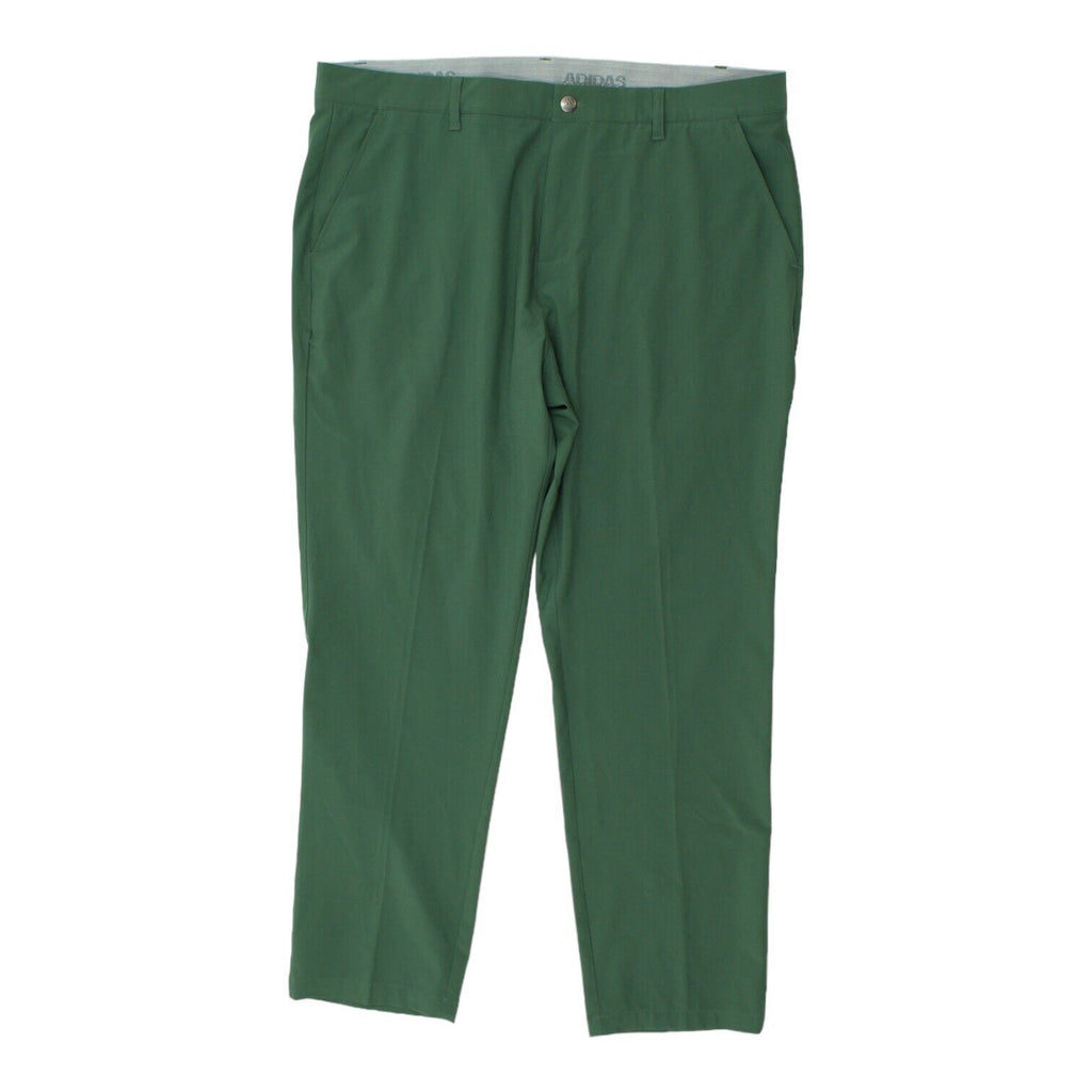 Adidas Mens Green Golf Trousers | Sportswear Chino Style Sports Bottoms VTG | Vintage Messina Hembry | Thrift | Second-Hand Messina Hembry | Used Clothing | Messina Hembry 