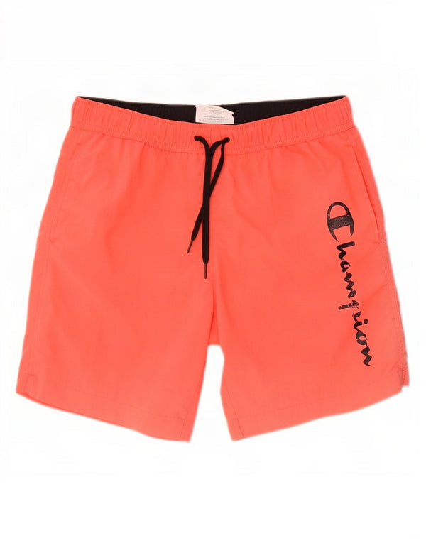 Champion Mens Graphic Swimming Shorts Medium Pink Polyester