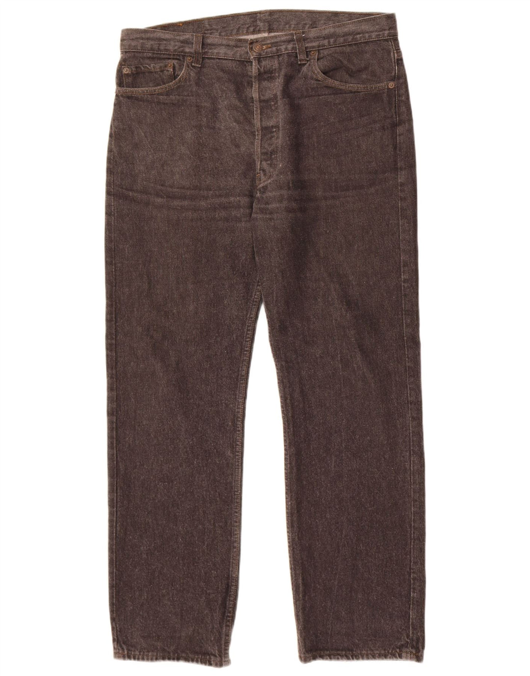 Levi's Mens 501 Straight Jeans W36 L30 Grey