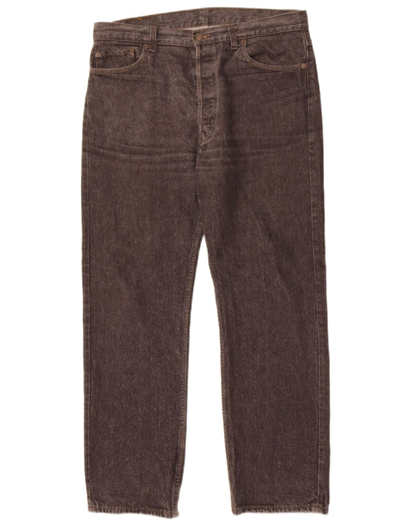 Levi's Mens 501 Straight Jeans W36 L30 Grey
