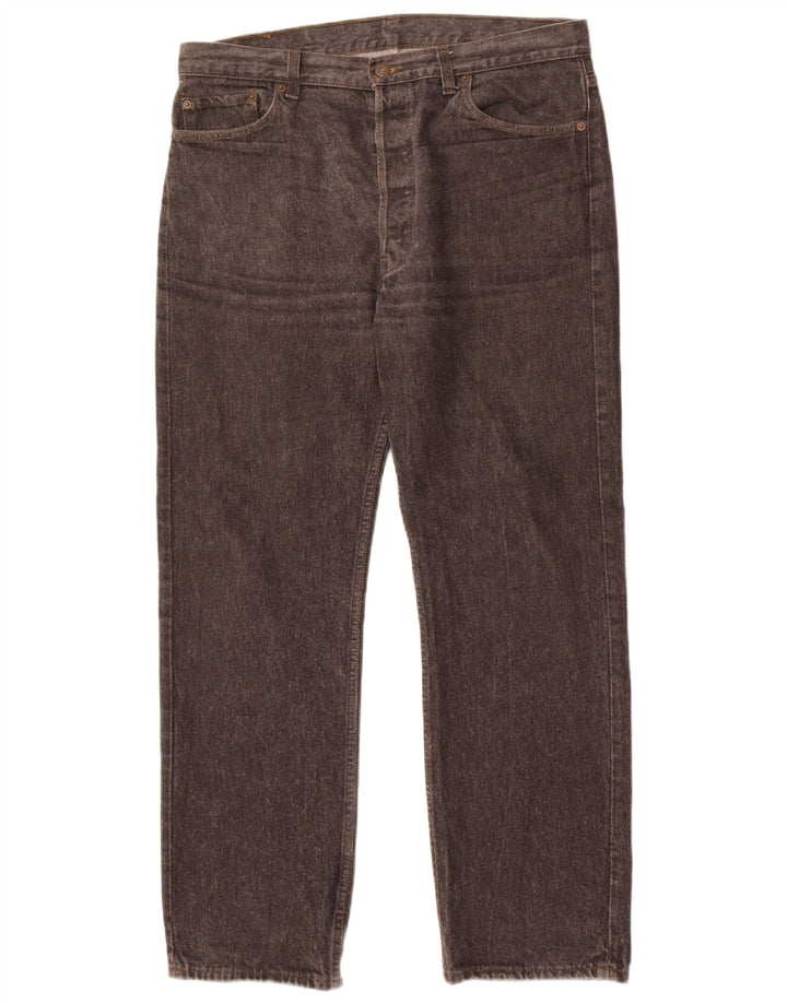 Levi's Mens 501 Straight Jeans W36 L30 Grey