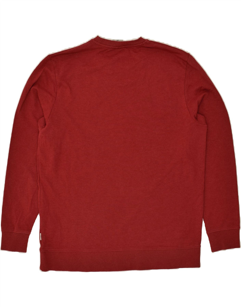 JACK & JONES Mens Graphic Sweatshirt Jumper 2XL Red Cotton | Vintage Jack & Jones | Thrift | Second-Hand Jack & Jones | Used Clothing | Messina Hembry 