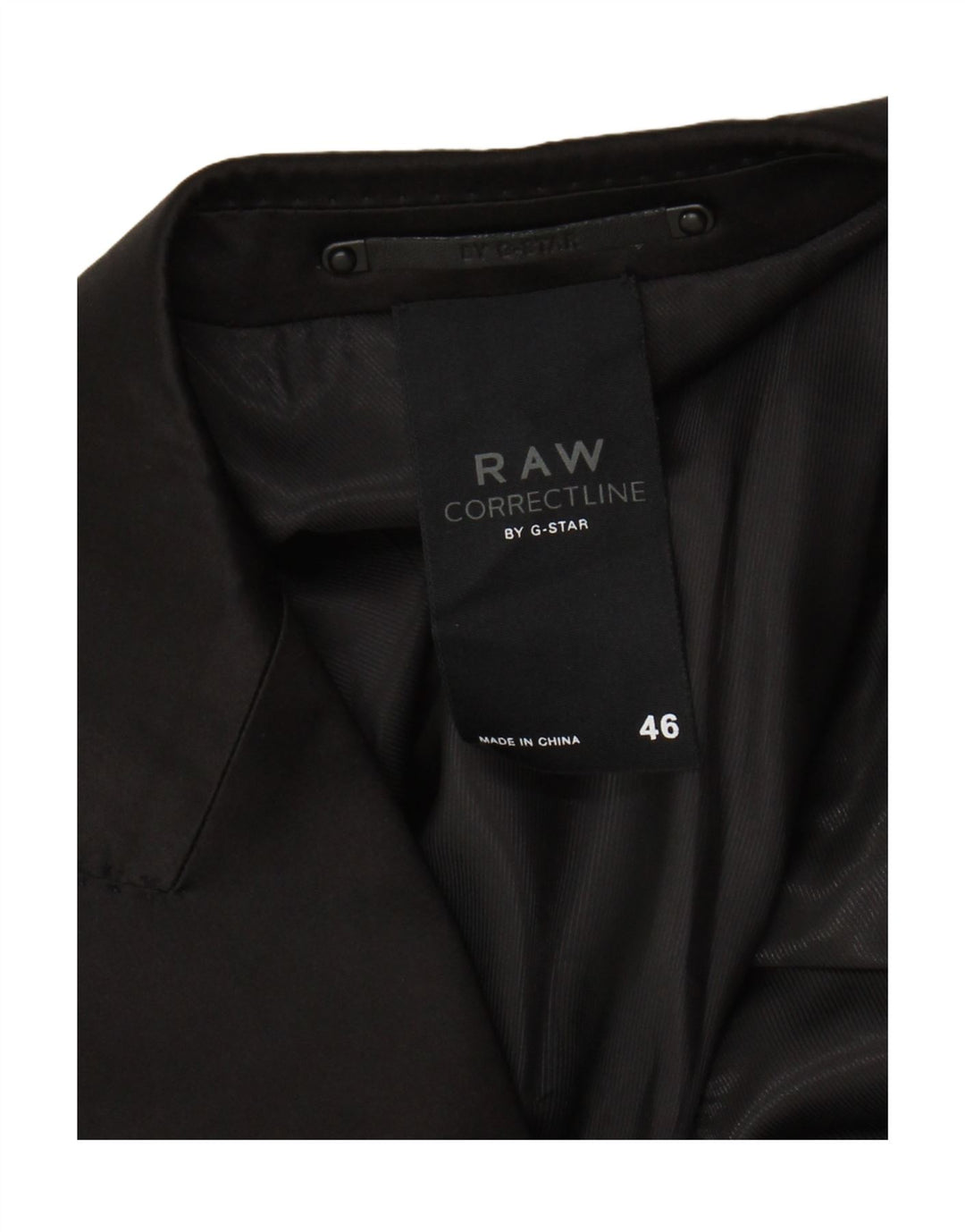 G-STAR Mens 1 Button Blazer Jacket IT 46 Small Black Vintage G-Star and Second-Hand G-Star from Messina Hembry 