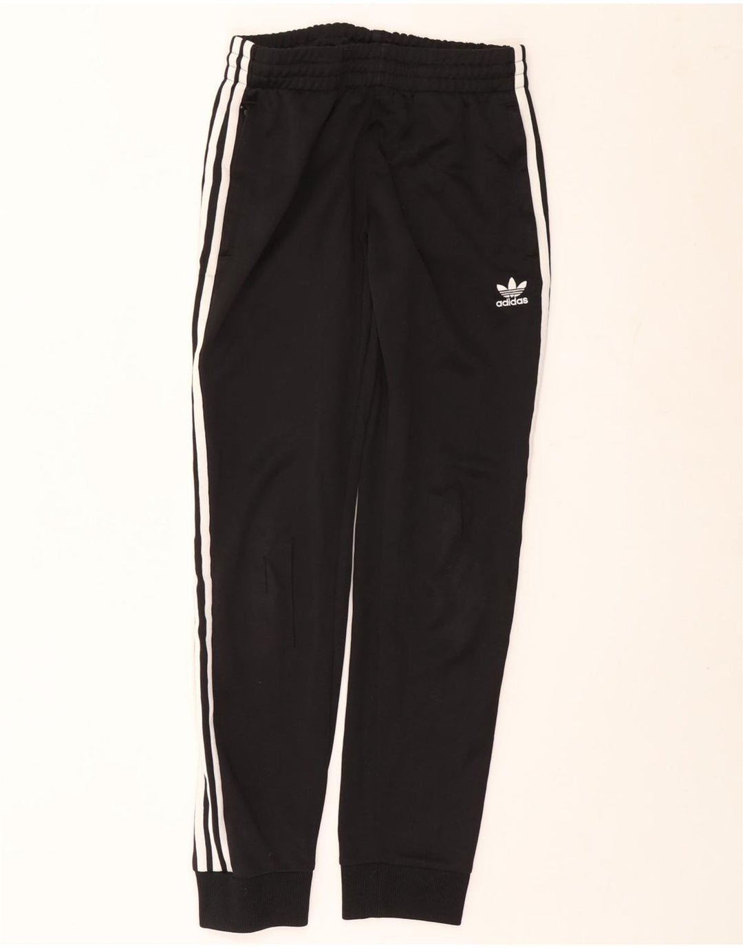Adidas Mens Tracksuit Trousers Joggers Small  Black Polyester