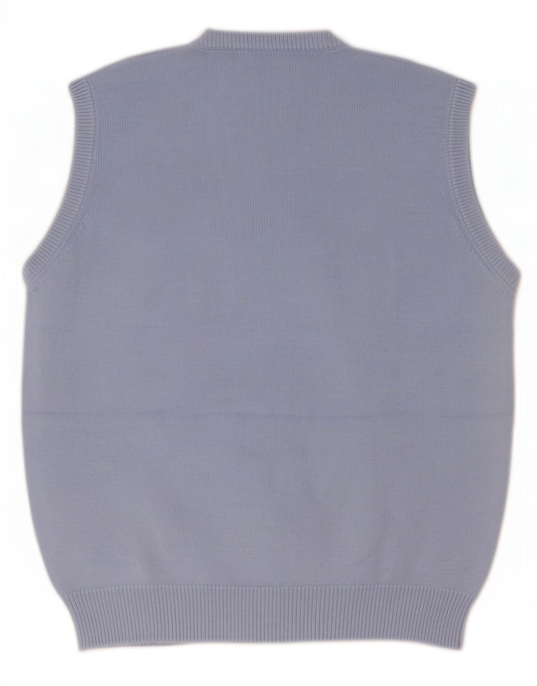 Fred Perry Mens Vest Tank Top Medium Blue Cotton
