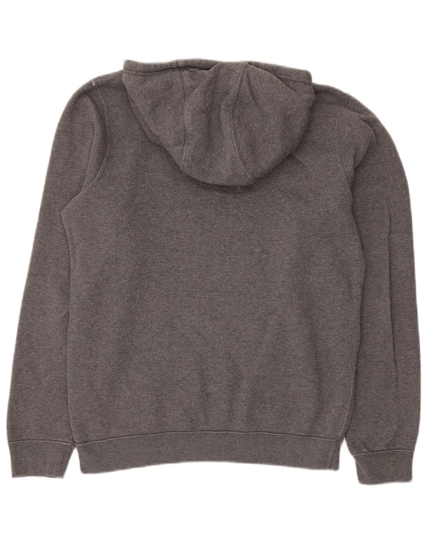 Nike Mens Hoodie Jumper Small Grey Cotton