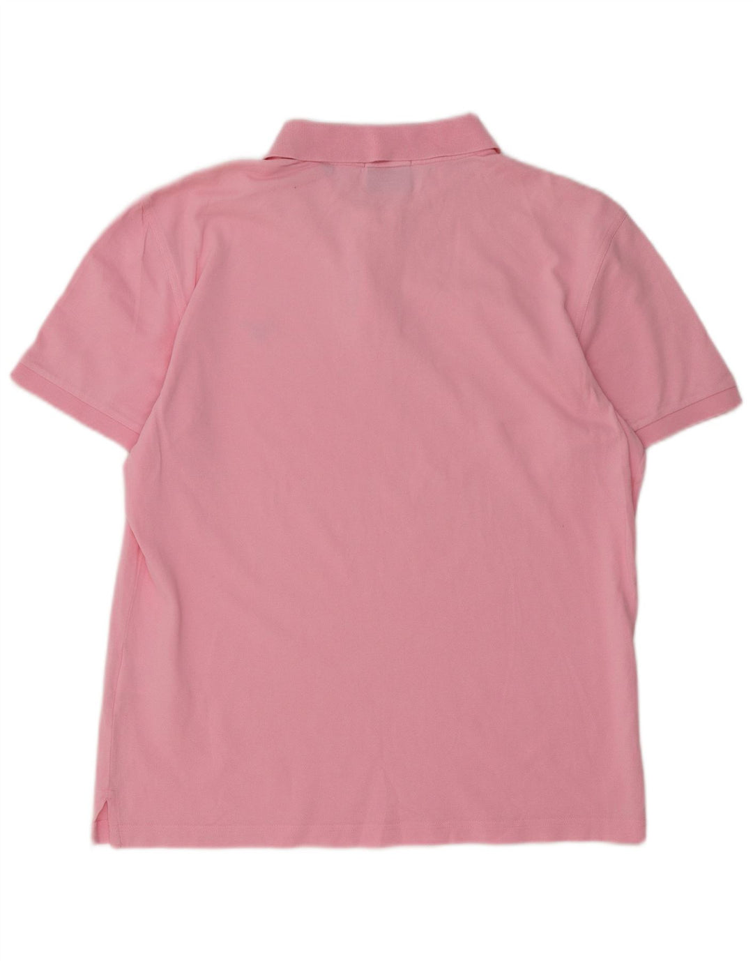 GANT Mens Regular Fit Polo Shirt Large Pink Cotton