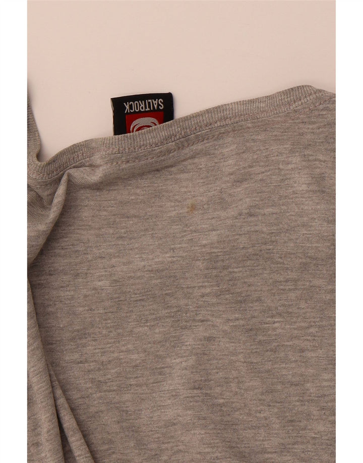 SALTROCK Mens Graphic T-Shirt Top 2XL Grey Cotton
