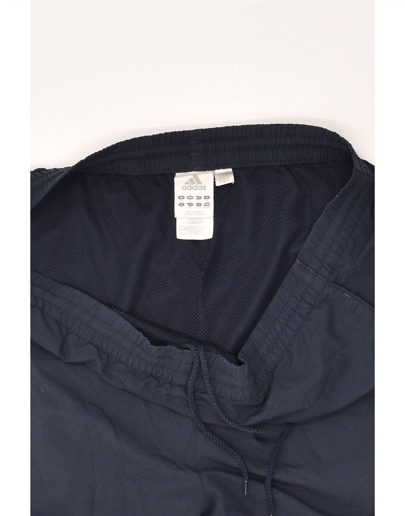 ADIDAS Mens Sport Shorts XL Navy Blue Polyester | Vintage Adidas | Thrift | Second-Hand Adidas | Used Clothing | Messina Hembry 