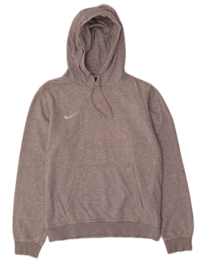 Nike Mens Hoodie Jumper Small Grey Cotton