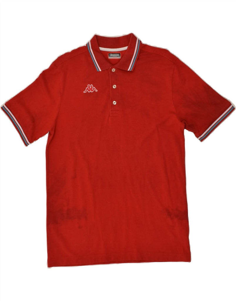 KAPPA Mens Polo Shirt Large Red Cotton | Vintage Kappa | Thrift | Second-Hand Kappa | Used Clothing | Messina Hembry 