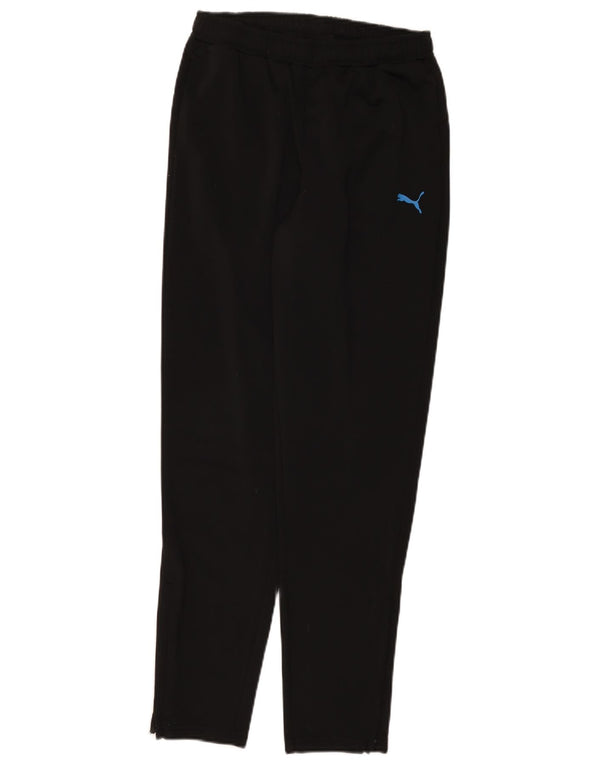 Puma Boys Tracksuit Trousers 13-14 Years Black Polyester