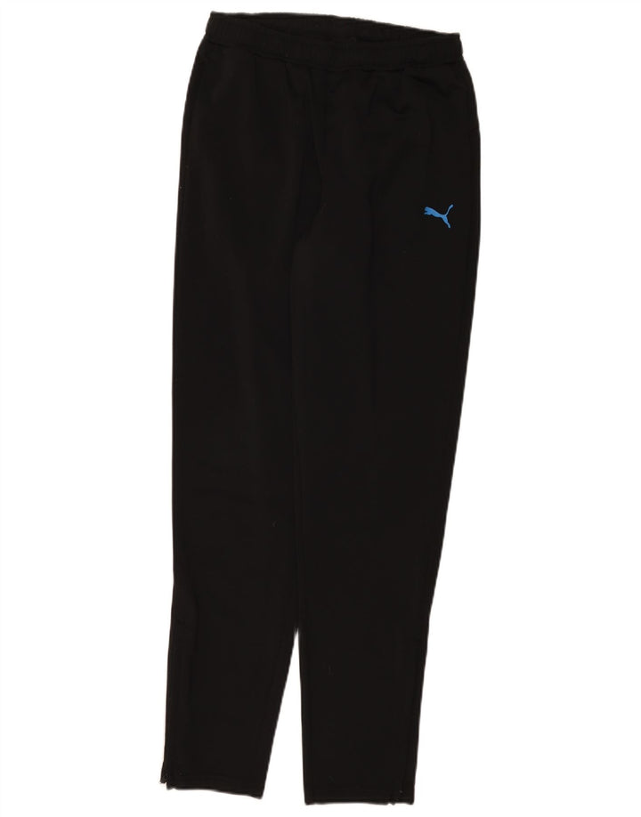 Puma Boys Tracksuit Trousers 13-14 Years Black Polyester