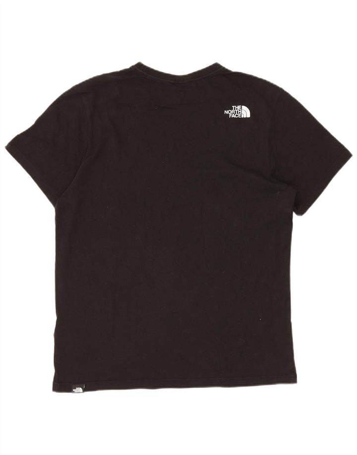 The North Face Mens T-Shirt Top Medium Black Cotton