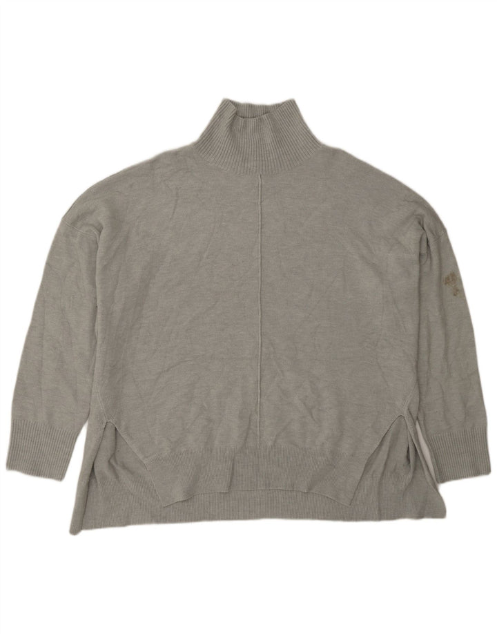 French Connection Womens Turtle Neck Jumper Sweater UK 14 Medium Grey