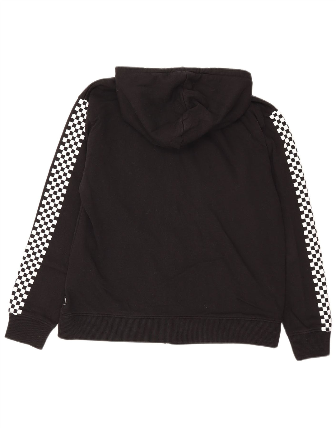 Vans Mens Graphic Zip Hoodie Sweater Large Black Cotton