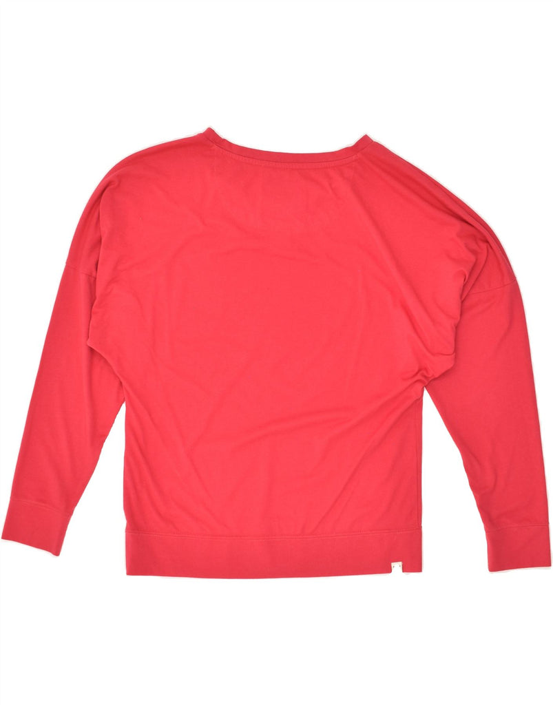 PUMA Womens Top Long Sleeve UK 12 Medium Pink | Vintage Puma | Thrift | Second-Hand Puma | Used Clothing | Messina Hembry 