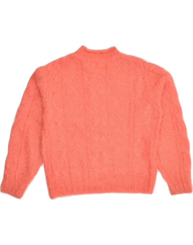 BENETTON Womens Turtle Neck Jumper Sweater UK 18 XL Orange | Vintage Benetton | Thrift | Second-Hand Benetton | Used Clothing | Messina Hembry 