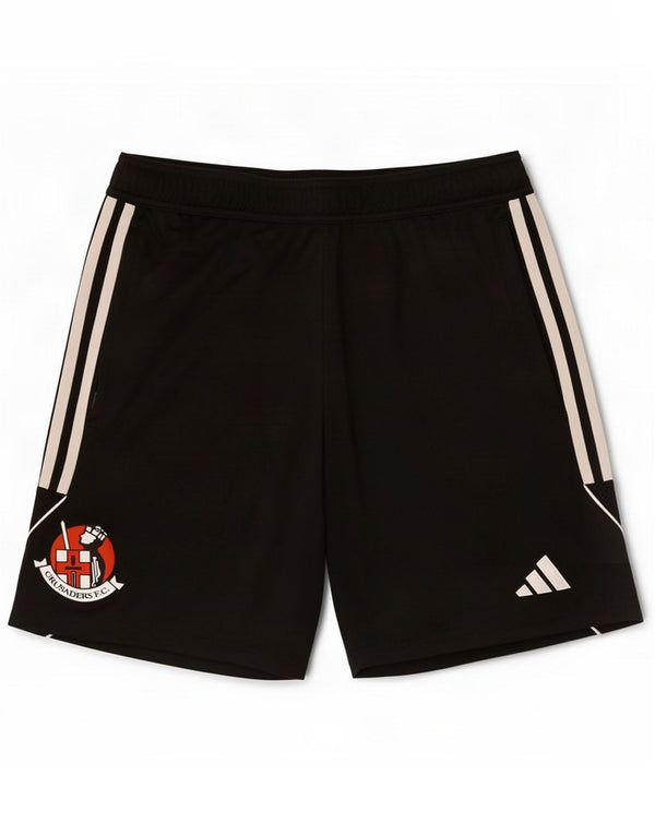 Adidas Mens Crusaders F.C. Graphic Regular Fit Sport Shorts Medium Black