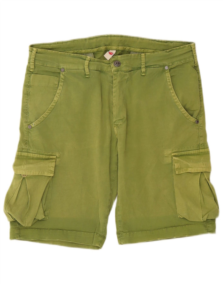 Colmar Mens Cargo Shorts IT 46 Small W29  Green Cotton