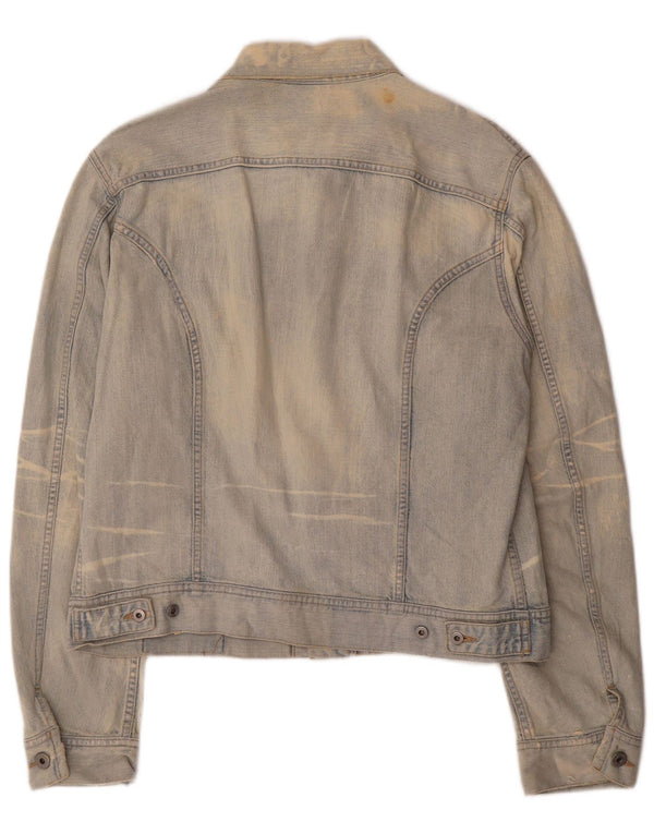 Diesel Mens Denim Jacket UK 42 XL Blue Cotton