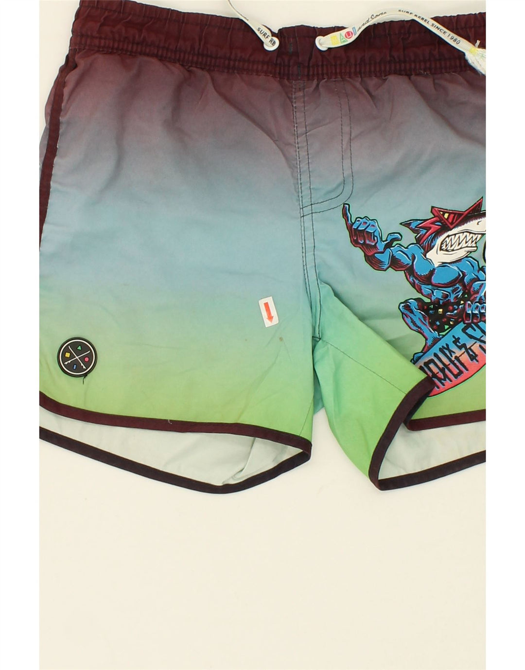 MAUI AND SONS Boys Graphic Swimming Shorts 9-10 Years Multicoloured Vintage Maui and Sons and Second-Hand Maui and Sons from Messina Hembry 