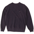Tommy Hilfiger Mens Sweatshirt Jumper Small Navy Blue Cotton