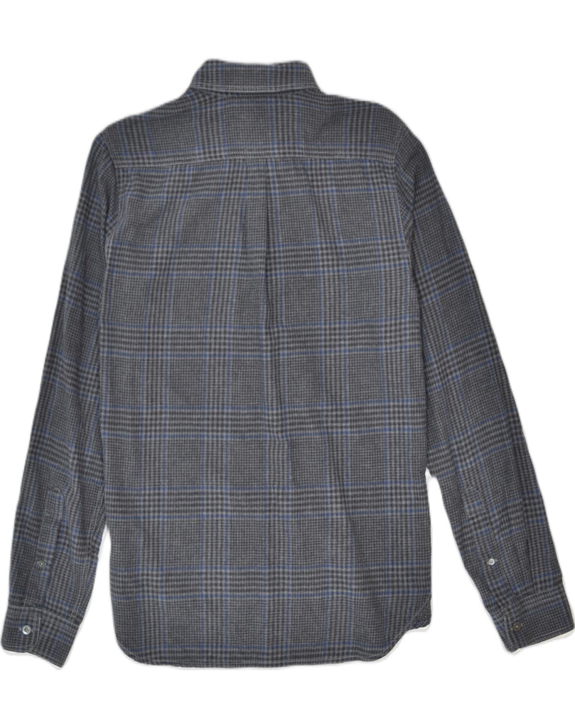 WOOLRICH Mens Shirt Small Grey Check Cotton | Vintage | Thrift | Second-Hand | Used Clothing | Messina Hembry 