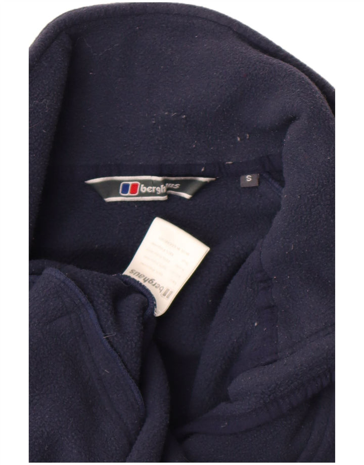 Berghaus Mens Fleece Jacket UK 36 Small Navy Blue Polyester