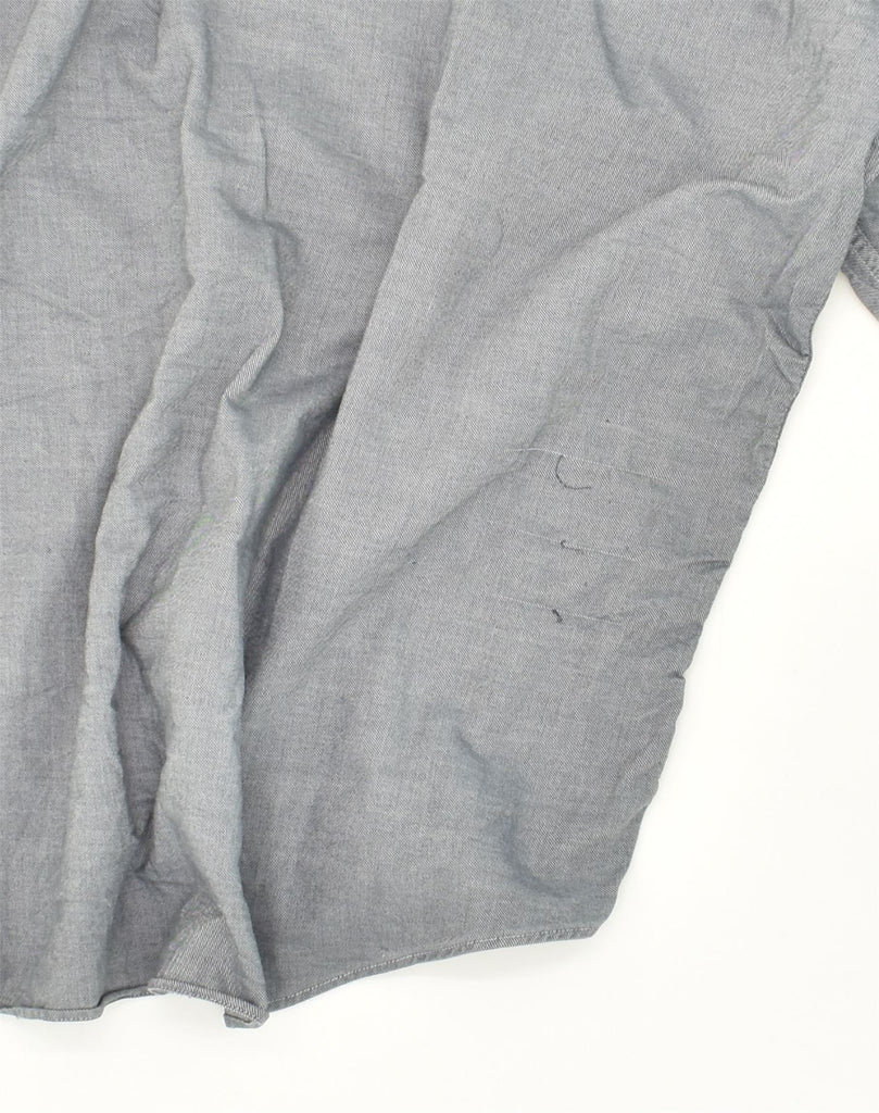 JAEGER Mens Shirt Large Grey Cotton | Vintage Jaeger | Thrift | Second-Hand Jaeger | Used Clothing | Messina Hembry 