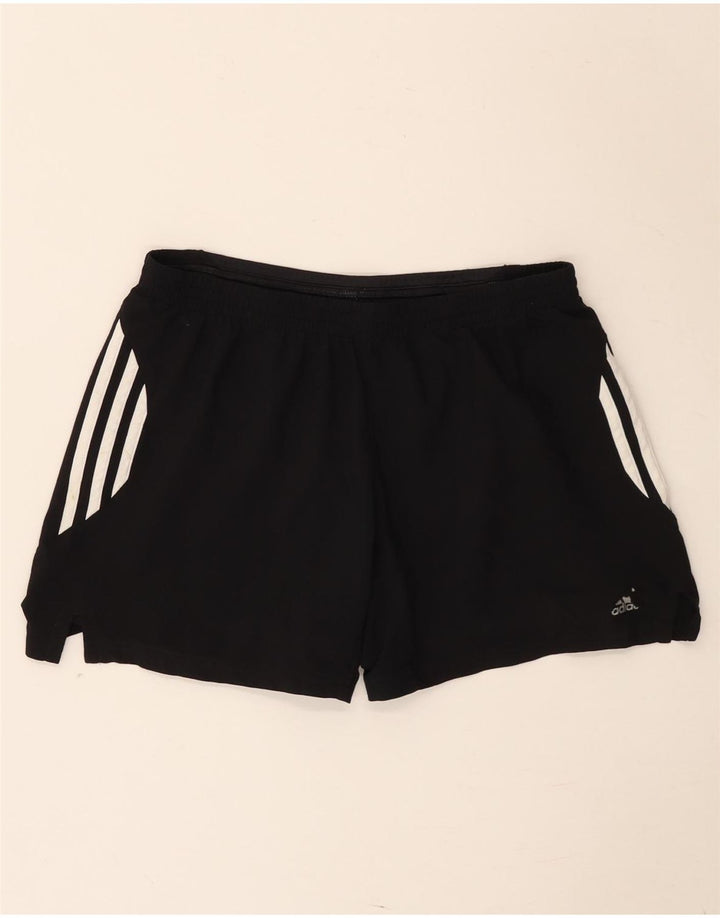 Adidas Womens Climacool Sport Shorts UK 12 Medium Black Polyester